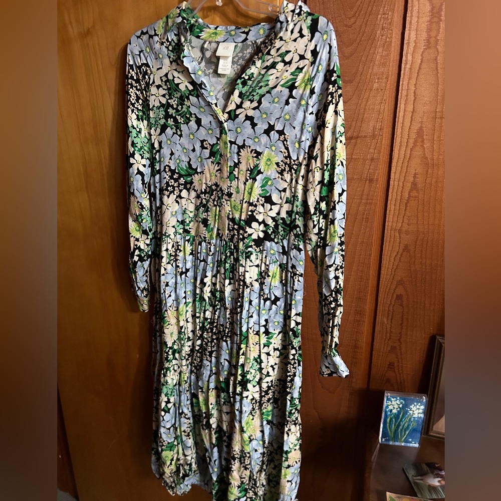 H&M floral maxi dress